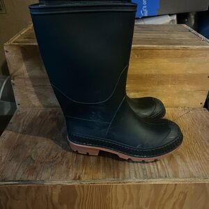 Unisex Toddler Black Chore Rain Boots